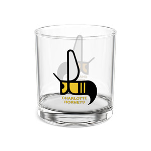 Charlotte Hornets Rocks Glass 10oz - WFL Football Team Charlotte Hornets Rocks Glass 10oz - WFL Football Team