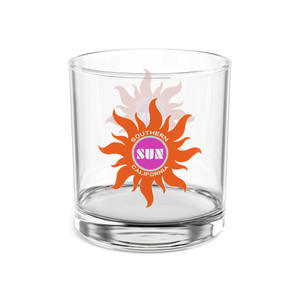 Southern California Sun Rocks Whisky Glass 10 Ounce WFL Football Team Collectible Drinkware Southern California Sun Rocks Whisky Glass 10 Ounce WFL Football Team Collectible Drinkware