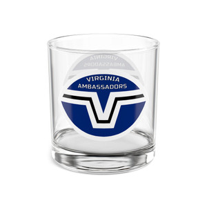 Virginia Ambassadors Rocks Whisky Glass 10 Ounce WFL Football Team Collectible Drinkware Virginia Ambassadors Rocks Whisky Glass 10 Ounce WFL Football Team Collectible Drinkware