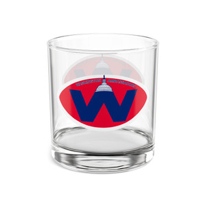 Washington Ambassadors Rocks Whisky Glass 10 Ounce WFL Football Team Collectible Drinkware Washington Ambassadors Rocks Whisky Glass 10 Ounce WFL Football Team Collectible Drinkware