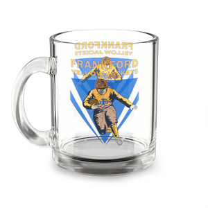 Frankford Yellow Jackets NFL Glass Mug 10oz - NFL Football Team Frankford Yellow Jackets NFL Glass Mug 10oz - NFL Football Team