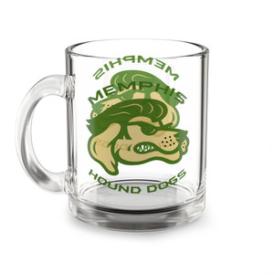 Memphis Hound Dogs NFL Glass Mug 10oz - NFL Football Team Memphis Hound Dogs NFL Glass Mug 10oz - NFL Football Team