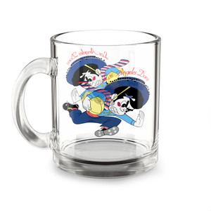 Los Angeles Dons Glass Mug 10oz - AAFC Football Team Los Angeles Dons Glass Mug 10oz - AAFC Football Team