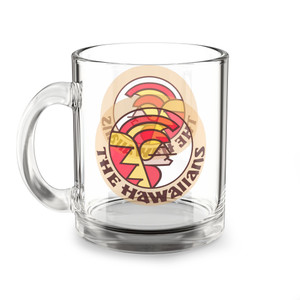 Hawaii Hawaiians Glass Mug 10oz - WFL Football Team Hawaii Hawaiians Glass Mug 10oz - WFL Football Team