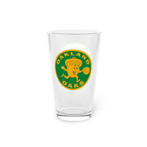Oakland Oaks Pint Beer Glass 16 oz ABA Basketball Team Drinkware Collectible Oakland Oaks Pint Beer Glass 16 oz ABA Basketball Team Drinkware Collectible