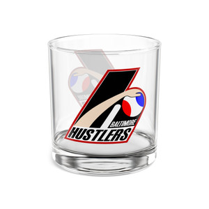 Baltimore Hustlers Rocks Whisky Glass 10 Ounce ABA Basketball Team Drinkware Collectible Baltimore Hustlers Rocks Whisky Glass 10 Ounce ABA Basketball Team Drinkware Collectible
