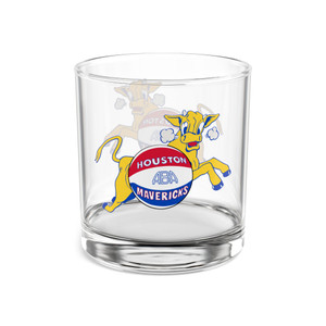 Houston Mavericks Rocks Whisky Glass 10 Ounce ABA Basketball Team Drinkware Collectible Houston Mavericks Rocks Whisky Glass 10 Ounce ABA Basketball Team Drinkware Collectible