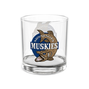 Minnesota Muskies Rocks Whisky Glass 10 Ounce ABA Basketball Team Drinkware Collectible Minnesota Muskies Rocks Whisky Glass 10 Ounce ABA Basketball Team Drinkware Collectible
