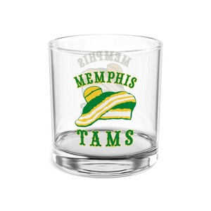 Memphis Tams Rocks Whisky Glass 10 Ounce ABA Basketball Team Drinkware Collectible Memphis Tams Rocks Whisky Glass 10 Ounce ABA Basketball Team Drinkware Collectible