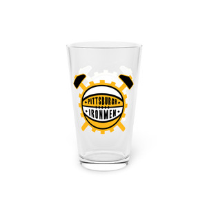 Pittsburgh Ironmen Pint Beer Glass 16 oz NBA Basketball Team Collectible Drinkware Pittsburgh Ironmen Pint Beer Glass 16 oz NBA Basketball Team Collectible Drinkware