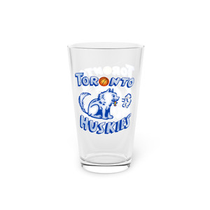 Toronto Huskies Pint Beer Glass 16 oz NBA Basketball Team Collectible Drinkware Toronto Huskies Pint Beer Glass 16 oz NBA Basketball Team Collectible Drinkware
