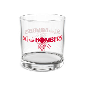 St. Louis Bombers Rocks Whisky Glass 10 Ounce NBA Basketball Team Collectible Drinkware St. Louis Bombers Rocks Whisky Glass 10 Ounce NBA Basketball Team Collectible Drinkware