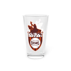 St. Louis Browns Pint Beer Glass 16 ounce MLB Baseball Team Collectible St. Louis Browns Pint Beer Glass 16 ounce MLB Baseball Team Collectible