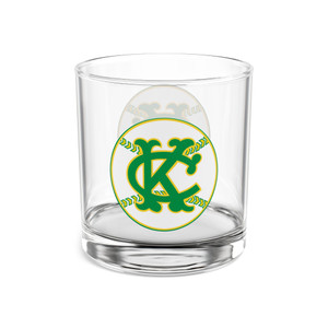 Kansas City A's Rocks Whisky Glass 10 Ounce MLB Baseball Team Drinkware Collectible