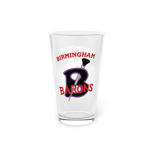 Birmingham Black Barons Pint Beer Glass 16 oz Negro Leagues Baseball Team Collectible Drinkware Birmingham Black Barons Pint Beer Glass 16 oz Negro Leagues Baseball Team Collectible Drinkware