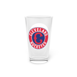 Cleveland Buckeyes Pint Beer Glass 16oz Negro Leagues Baseball Team Collectible Drinkware Cleveland Buckeyes Pint Beer Glass 16oz Negro Leagues Baseball Team Collectible Drinkware