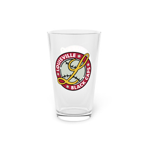 Louisville Black Caps Pint Beer Glass 16 Ounce Negro Leagues Baseball Team Collectible Drinkware Louisville Black Caps Pint Beer Glass 16 Ounce Negro Leagues Baseball Team Collectible Drinkware