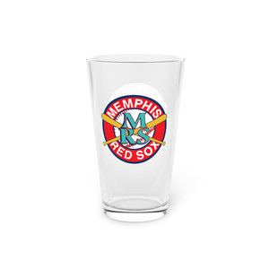 Memphis Red Sox Pint Beer Glass 16 Ounce Negro Leagues Baseball Team Collectible Drinkware Memphis Red Sox Pint Beer Glass 16 Ounce Negro Leagues Baseball Team Collectible Drinkware