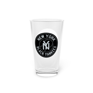 New York Black Yankees Pint Beer Glass 16 Ounce Negro Leagues Baseball Team Collectible Drinkware New York Black Yankees Pint Beer Glass 16 Ounce Negro Leagues Baseball Team Collectible Drinkware