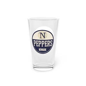 Newark Peppers Pint Beer Glass 16 Ounce Negro Leagues Baseball Team Collectible Drinkware Newark Peppers Pint Beer Glass 16 Ounce Negro Leagues Baseball Team Collectible Drinkware