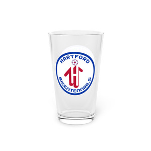 Hartford Bicentennials Pint Beer Glass 16 Ounce NASL Soccer Team Collectible Drinkware Hartford Bicentennials Pint Beer Glass 16 Ounce NASL Soccer Team Collectible Drinkware
