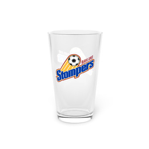 Oakland Stompers Pint Beer Glass 16 Ounce NASL Soccer Team Collectible Drinkware Oakland Stompers Pint Beer Glass 16 Ounce NASL Soccer Team Collectible Drinkware