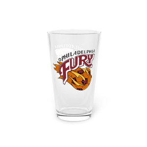 Philadelphia Fury Pint Beer Glass 16 Ounce NASL Soccer Team Collectible Drinkware Philadelphia Fury Pint Beer Glass 16 Ounce NASL Soccer Team Collectible Drinkware