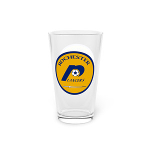 Rochester Lancers Pint Beer Glass 16 Ounce NASL Soccer Team Collectible Drinkware Rochester Lancers Pint Beer Glass 16 Ounce NASL Soccer Team Collectible Drinkware