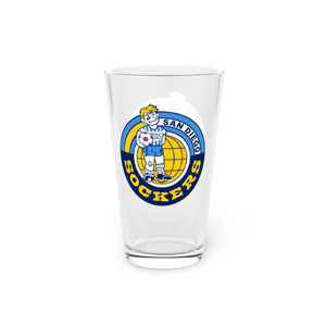 San Diego Sockers Pint Beer Glass 16 Ounce NASL Soccer Team Collectible Drinkware San Diego Sockers Pint Beer Glass 16 Ounce NASL Soccer Team Collectible Drinkware