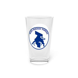 San Diego Toros Pint Beer Glass 16 Ounce NASL Soccer Team Collectible Drinkware San Diego Toros Pint Beer Glass 16 Ounce NASL Soccer Team Collectible Drinkware