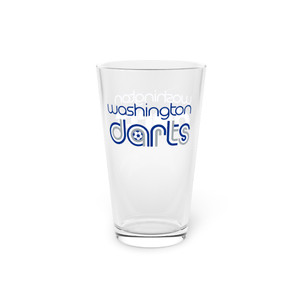 Washington Darts Pint Beer Glass 16 Ounce NASL Soccer Team Collectible Drinkware Washington Darts Pint Beer Glass 16 Ounce NASL Soccer Team Collectible Drinkware