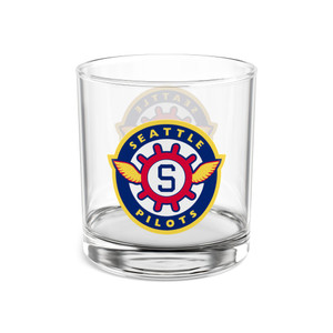 Seattle Pilots Rocks Whisky Glass 10 Ounce MLB Baseball Team Drinkware Collectible