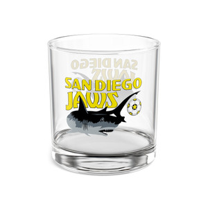 San Diego Jaws Whisky Glass 10 Ounce NASL Soccer Team Collectible Drinkware San Diego Jaws Whisky Glass 10 Ounce NASL Soccer Team Collectible Drinkware