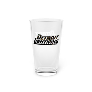 Detroit Lightning Pint Beer Glass 16 Ounce MISL Soccer Team Collectible Drinkware Detroit Lightning Pint Beer Glass 16 Ounce MISL Soccer Team Collectible Drinkware