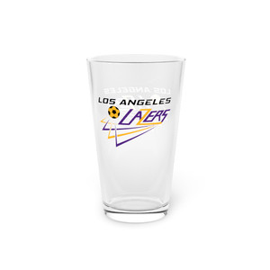 Los Angeles Lazers Pint Beer Glass 16 Ounce MISL Soccer Team Collectible Drinkware Los Angeles Lazers Pint Beer Glass 16 Ounce MISL Soccer Team Collectible Drinkware
