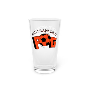 San Francisco Fog Pint Beer Glass 16 Ounce MISL Soccer Team Collectible Drinkware San Francisco Fog Pint Beer Glass 16 Ounce MISL Soccer Team Collectible Drinkware