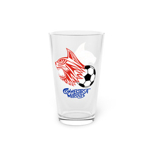 Connecticut Wildcats Pint Beer Glass 16 Ounce ASL Soccer Team Collectible Drinkware Connecticut Wildcats Pint Beer Glass 16 Ounce ASL Soccer Team Collectible Drinkware