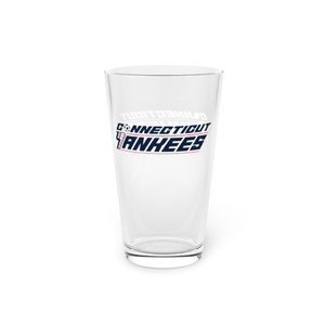 Connecticut Yankees Pint Beer Glass 16 Ounce ASL Soccer Team Collectible Drinkware Connecticut Yankees Pint Beer Glass 16 Ounce ASL Soccer Team Collectible Drinkware