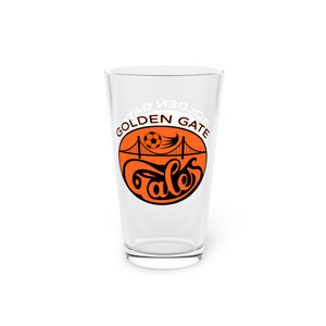 Golden Gate Gales Pint Beer Glass 16 Ounce ASL Soccer Team Collectible Drinkware Golden Gate Gales Pint Beer Glass 16 Ounce ASL Soccer Team Collectible Drinkware