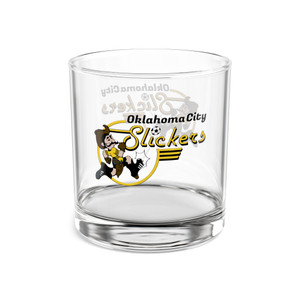 Oklahoma City Slickers Rocks Whisky Glass 10 Ounce ASL Soccer Team Collectible Drinkware Oklahoma City Slickers Rocks Whisky Glass 10 Ounce ASL Soccer Team Collectible Drinkware