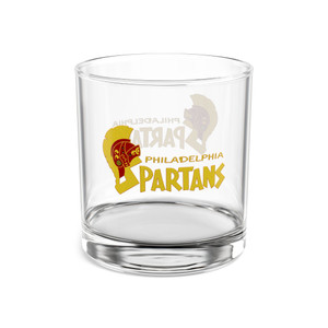 Philadelphia Spartans Rocks Whisky Glass 10 Ounce ASL Soccer Team Collectible Drinkware Philadelphia Spartans Rocks Whisky Glass 10 Ounce ASL Soccer Team Collectible Drinkware