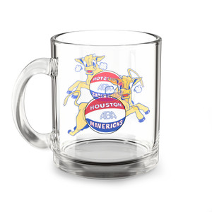 Houston Mavericks Glass Beer Mug 10 Ounce ABA Basketball Team Collectible Drinkware Houston Mavericks Glass Beer Mug 10 Ounce ABA Basketball Team Collectible Drinkware