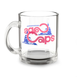 Washington Caps Glass Beer Mug 10 Ounce ABA Basketball Team Collectible Drinkware Washington Caps Glass Beer Mug 10 Ounce ABA Basketball Team Collectible Drinkware