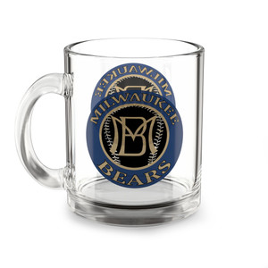 Milwaukee Bears Glass Beer Mug 10 Ounce Capacity Negro League Baseball Team Collectible Drinkware Milwaukee Bears Glass Beer Mug 10 Ounce Capacity Negro League Baseball Team Collectible Drinkware
