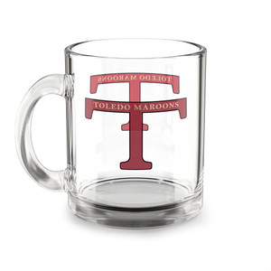 Toledo Maroons Glass Beer Mug 10 Ounce Capacity NFL Football Team Collectible Drinkware Toledo Maroons Glass Beer Mug 10 Ounce Capacity NFL Football Team Collectible Drinkware
