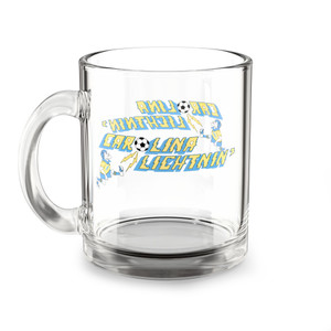 Carolina Lightnin' Glass Beer Mug 10 Ounce ASL Soccer Team Collectible Drinkware Carolina Lightnin' Glass Beer Mug 10 Ounce ASL Soccer Team Collectible Drinkware