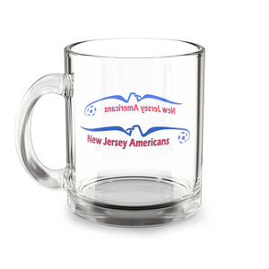 New Jersey Americans Glass Beer Mug 10 Ounce ASL Soccer Team Collectible Drinkware New Jersey Americans Glass Beer Mug 10 Ounce ASL Soccer Team Collectible Drinkware