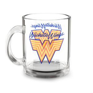 Wichita Wings Glass Mug 10 Ounce MISL Soccer Team Collectible Drinkware