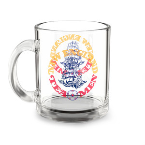 New England Tea Men Glass Beer Mug 10 Ounce Capacity NASL Soccer Team Collectible Drinkware New England Tea Men Glass Beer Mug 10 Ounce Capacity NASL Soccer Team Collectible Drinkware