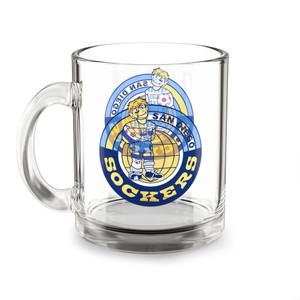San Diego Sockers Glass Beer Mug 10 Ounce Capacity NASL Soccer Team Collectible Drinkware San Diego Sockers Glass Beer Mug 10 Ounce Capacity NASL Soccer Team Collectible Drinkware